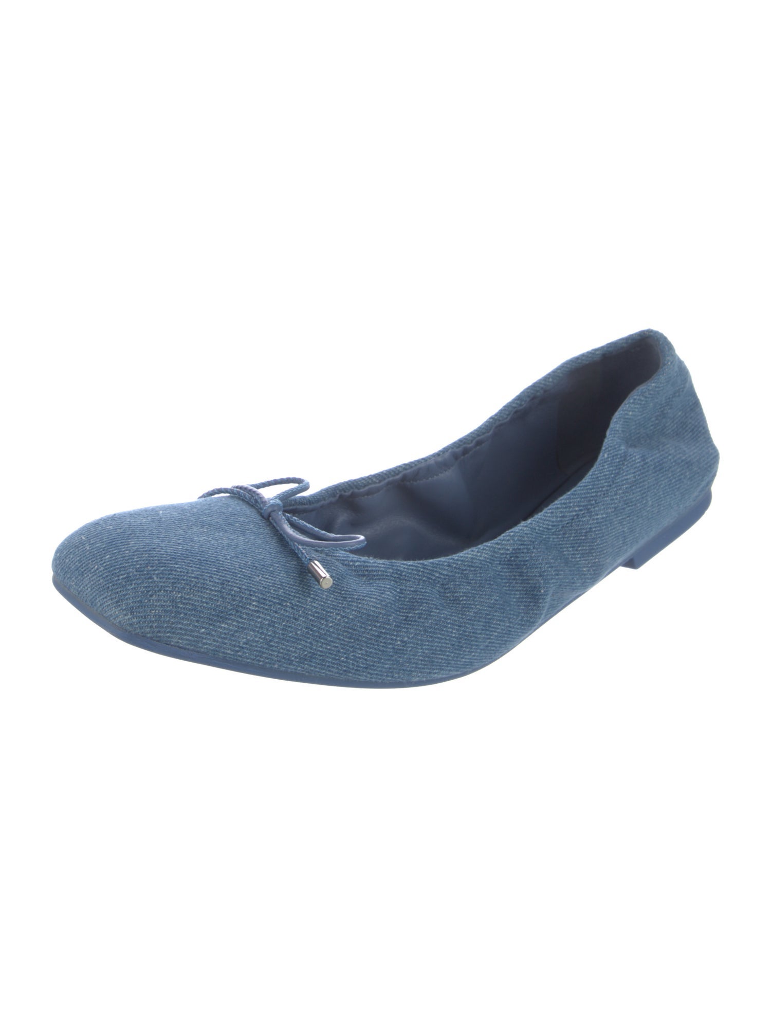 Stuart Weitzman Denim Ballet Flats
